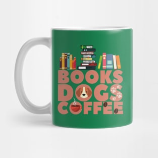 Books Dogs Coffee Mug